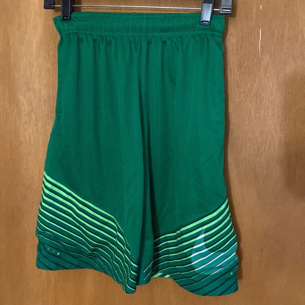 Nike green shorts kids